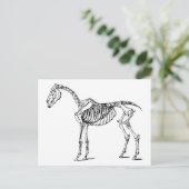 Köperliches Pferd Postkarte (Stehend Vorderseite)