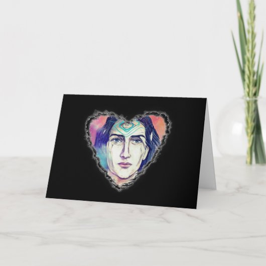 Kopernikus a Feuerschelf Hohe Weisheit Feiertagskarte (Vorderseite)