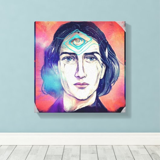 Kopernikus a Feuerschelf Hohe Weisheit Leinwanddruck (Insitu (Holzboden))