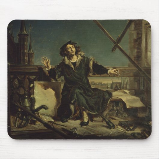 Kopernikus im Turm bei Frombork Mousepad (Vorne)
