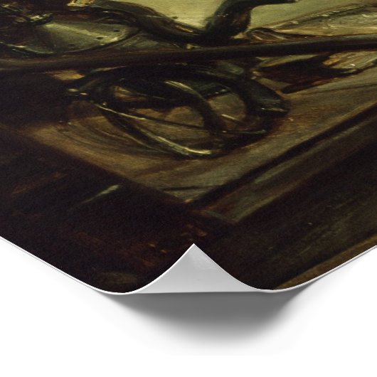 Kopernikus im Turm von Frombork Poster (Ecke)