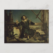 Kopernikus im Turm von Frombork Postkarte (Vorderseite)