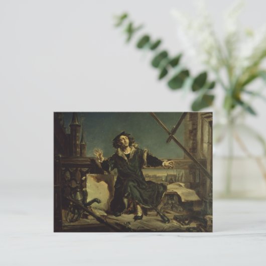 Kopernikus im Turm von Frombork Postkarte (Stehend Vorderseite)