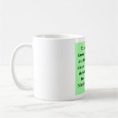 Kopernikus-Zitat Kaffeetasse (Links)