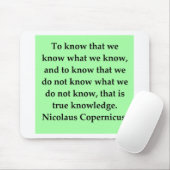 Kopernikus-Zitat Mousepad (Mit Mouse)