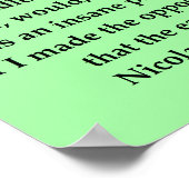 Kopernikus-Zitat Poster (Ecke)