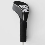 Kopf-Abdeckung des Earth Hole Golf Headcover (angewinkelt)