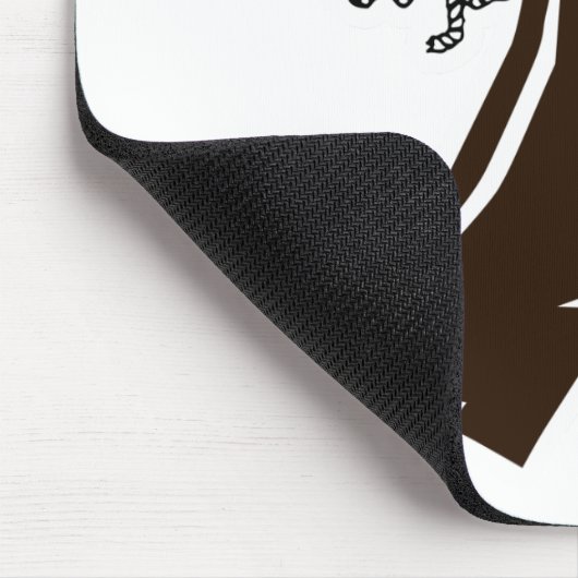 Kopf-an-Heels nach unten Mousepad (Ecke)