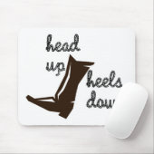 Kopf-an-Heels nach unten Mousepad (Mit Mouse)