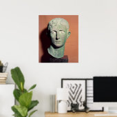 Kopf aus einer vollen Statue des Kaisers Poster (Heimbüro)