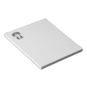 Kopf der geometrischen Löcher Notizblock (angewinkelt)