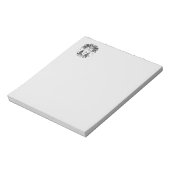 Kopf der geometrischen Löcher Notizblock (Rotiert)