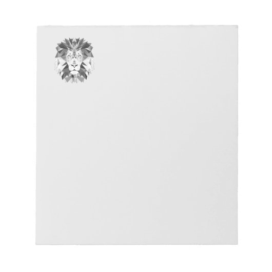 Kopf der geometrischen Löcher Notizblock (Vorderseite)