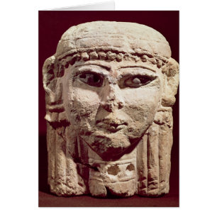 Kopf der Göttin Ishtar, von Amman, Jordanien
