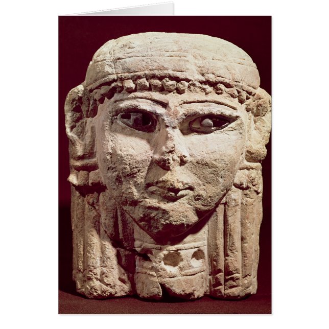 Kopf der Göttin Ishtar, von Amman, Jordanien (Vorne)