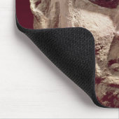 Kopf der Göttin Ishtar, von Amman, Jordanien Mousepad (Ecke)