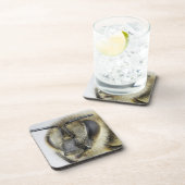 Kopf der Honigbiene Getränkeuntersetzer (Rechte Seite)