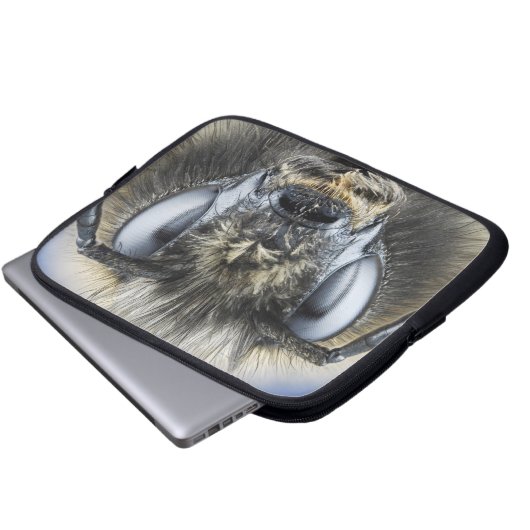 Kopf der Hummel Laptopschutzhülle (Vorne Knopf)