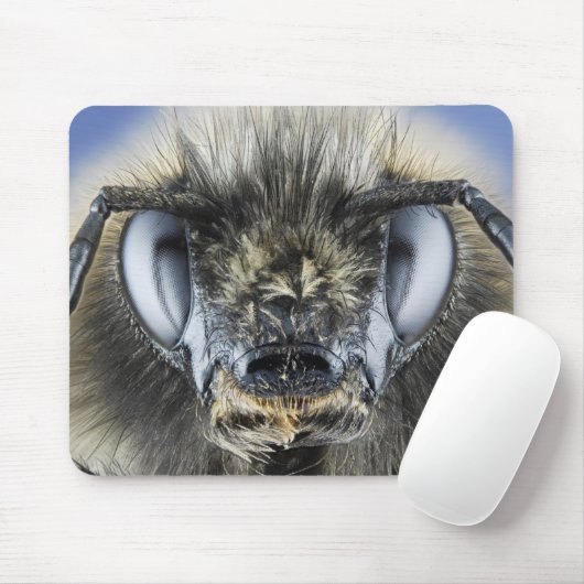 Kopf der Hummel Mousepad (Mit Mouse)