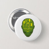 Kopf der Leiterplatte gelb und grün Button (Vorne & Hinten)