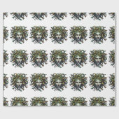 Kopf der Madusa Geschenkpapier (Flach)