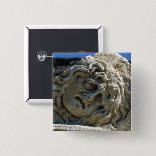 Kopf der Medusa Button (Vorne & Hinten)