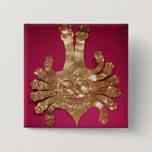 Kopf der Medusa, von Peru Button