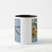 Kopf der Rotwild fliegen Tasse (Zentrum)