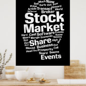 Kopf der Wertpapierbörse Poster (Küche)