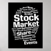 Kopf der Wertpapierbörse Poster (Vorne)