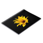 Kopf des gelben daisy Helenium Spiral Notebook Notizblock (Linke Seite)