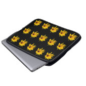 Kopf des Gelben Halbschwanzes Helenium Laptop Schl Laptopschutzhülle (Vorne Knopf)