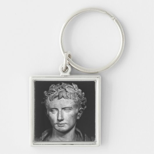 Kopf des Kaisers Augustus Schlüsselanhänger (Vorne)