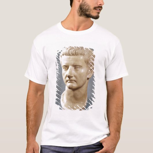 Kopf des Kaisers Tiberius T-Shirt (Vorderseite)