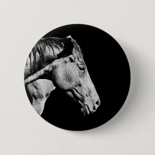 Kopf des Pferdebeins Button