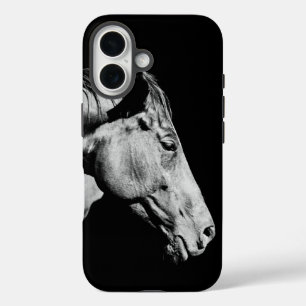 Kopf des Pferdebeins iPhone 16 Hülle