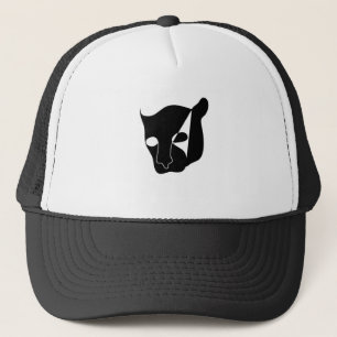Kopf des schwarzen Panthers Truckerkappe