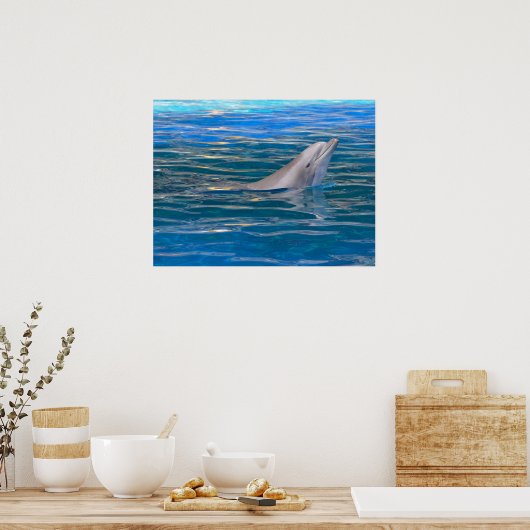 Kopf des Tümmler Poster (Küche)