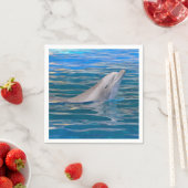 Kopf des Tümmler Serviette (Beispiel)