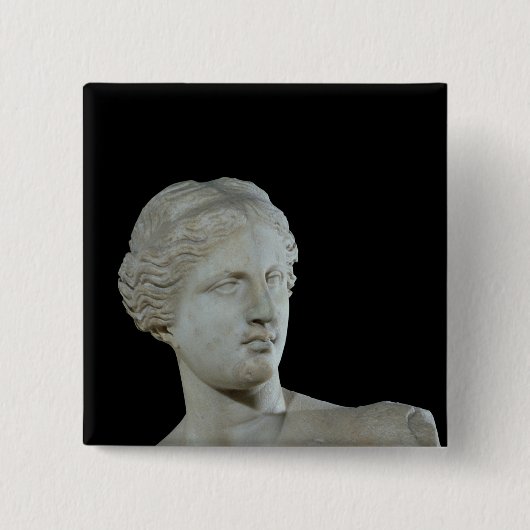 Kopf des Venus von Milos, c.100 BC Button (Vorderseite)