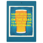 Kopf-Drehbeschleunigungen Klemmbrett (Rückseite)