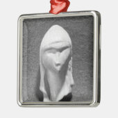 Kopf einer Frau bekannt als Venus von Brassempouy Ornament Aus Metall (Links)