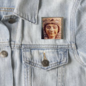 Kopf einer Frau, genannt die Dame des Brunnens Button (Beispiel)