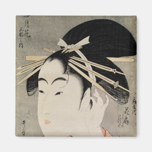 Kopf einer Frau Magnet