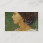 Kopf einer Mulatte-Frau, 1861 (Öl auf Papier legte Visitenkarte (Rückseite)