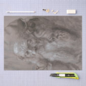 Kopf eines alten Mannes durch Albrecht Durer Seidenpapier (Handwerk)