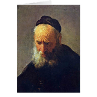 Kopf eines alten Mannes durch Kreis von Rembrandt