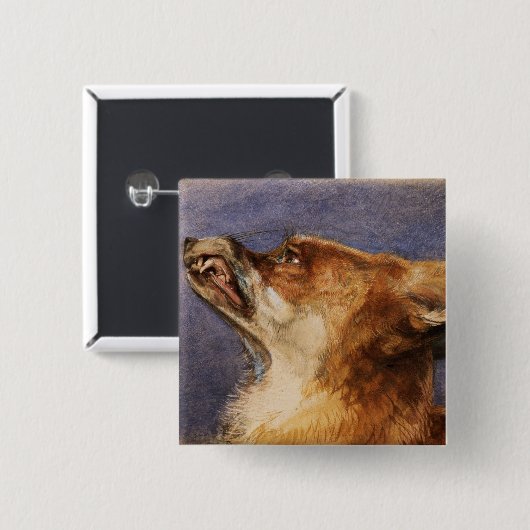 Kopf eines Fox Button (Vorne & Hinten)