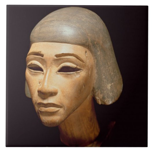 Kopf eines Harpist, von sagen Sie EL-Amarna, Fliese (Vorderseite)