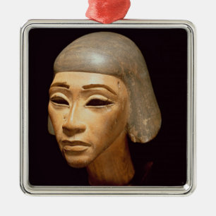 Kopf eines Harpist, von sagen Sie EL-Amarna, Ornament Aus Metall